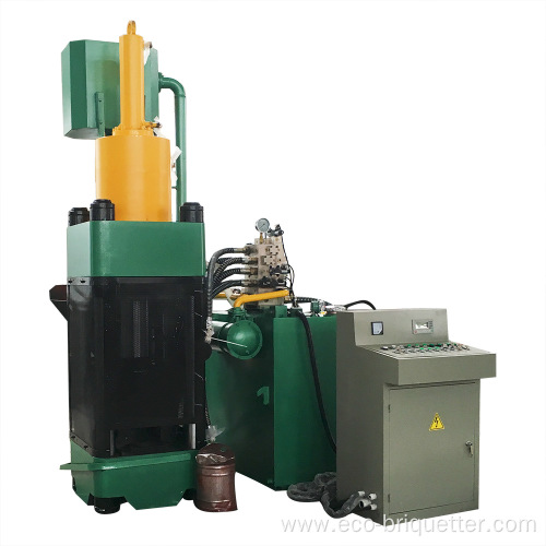 Auto Hydraulic Vertical Metal Briquette Press Machine